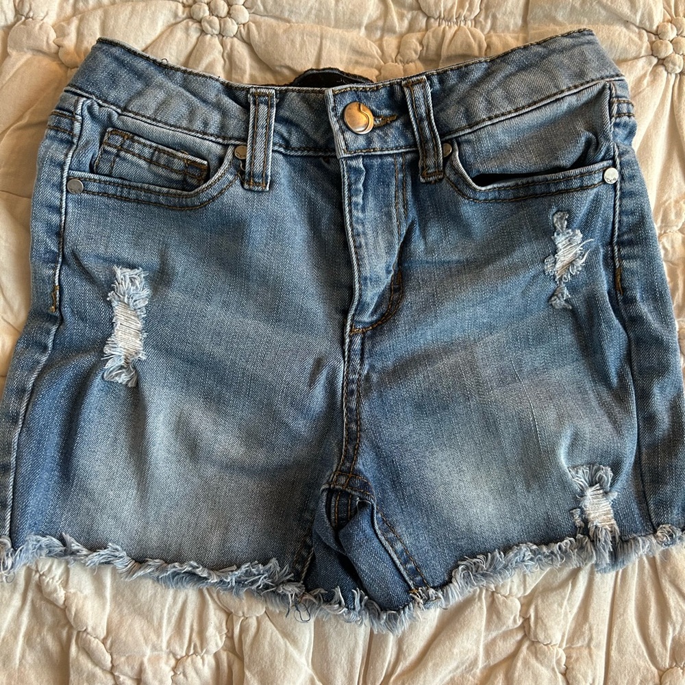 Joe’s Jeans girls frayed jean shorts